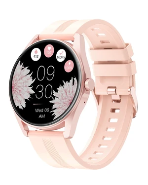 Smart Watch for Women Answer/Make Calls for iPhone/Android Pink 1.4" HD Round Fitness Tracker Watch, Heart Rate/Sleep Monitor, Step/Calories Counter, Track 100+ Sport Types, IP68 Waterproof Smart Watch for Women Answer/Make Calls for iPhone/Android Pink 1.4" HD Round Fitness Tracker Watch, Heart Rate/Sleep Monitor, Step/Calories Counter, Track 100+ Sport Types, IP68 Waterproof