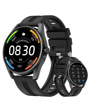 Smart Watch for Women Men Answer/Make Calls for iPhone/Android Black 1.4" HD Round Fitness Tracker Watch, Heart Rate/Sleep Monitor, Step/Calories Counter, Track 100+ Sport Types, IP68 Waterproof Smart Watch for Women Men Answer/Make Calls for iPhone/Android Black 1.4" HD Round Fitness Tracker Watch, Heart Rate/Sleep Monitor, Step/Calories Counter, Track 100+ Sport Types, IP68 Waterproof