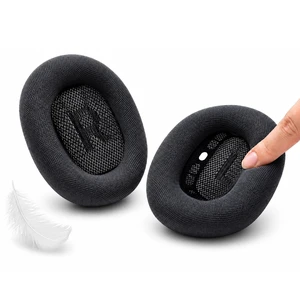 AirPods Max Ear Cushions Replacement Memory Foam Earpads with Magnet, Mesh Fabric, Noise Isolation, 2-Pack, Space Gray (Midnight) AirPods Max Ear Cushions Replacement Memory Foam Earpads with Magnet, Mesh Fabric, Noise Isolation, 2-Pack, Space Gray (Midnight)