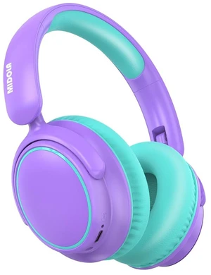 Kids Bluetooth Headphones Wireless Over-Ear,Active Noise Cancelling,Purple 68Hrs,Volume Limit 85/94dB,Built-in Mic,Adjustable Headband Foldable Lightweight for Toddler School Girls Boys,Stereo Sound Kids Bluetooth Headphones Wireless Over-Ear,Active Noise Cancelling,Purple 68Hrs,Volume Limit 85/94dB,Built-in Mic,Adjustable Headband Foldable Lightweight for Toddler School Girls Boys,Stereo Sound