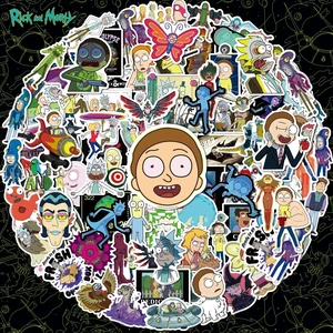 Rick and Morty Stickers Set of 100, Waterproof Anime Decals (8+ Years) Officially Licensed Easy Peel Removable Residue-Free Vinyl Decals Rick and Morty Stickers Set of 100, Waterproof Anime Decals (8+ Years) Officially Licensed Easy Peel Removable Residue-Free Vinyl Decals
