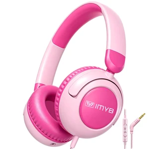 Kids Headphones for School, Wired HD Mic 3-15 Year for Girls Boys (Pink) 85/94dB Volume Limit Safe Over-Ear Toddlers Durable Foldable Cord for iPad Tablet PC, Travel Airplane (Blue) Kids Headphones for School, Wired HD Mic 3-15 Year for Girls Boys (Pink) 85/94dB Volume Limit Safe Over-Ear Toddlers Durable Foldable Cord for iPad Tablet PC, Travel Airplane (Blue)