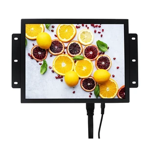 12.1" 800x600 700 Nits Industrial Monitor with DVI VGA Port VS121ZJ01 Display Built-in Dual Speakers,Metal Shell with Bracket 12.1" 800x600 700 Nits Industrial Monitor with DVI VGA Port VS121ZJ01 Display Built-in Dual Speakers,Metal Shell with Bracket