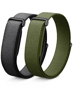 2 Pack Nylon Sport Bands Compatible with Google Fitbit Air Band Soft Breathable Micro-Adjustable Performance Loop Band Replacement Wristbands for Fitbit Air Tracker 2 Pack Nylon Sport Bands Compatible with Google Fitbit Air Band Soft Breathable Micro-Adjustable Performance Loop Band Replacement Wristbands for Fitbit Air Tracker