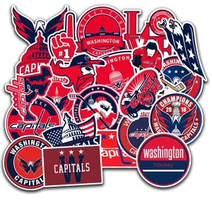 22 PCS Washington American Capitals Hockey Stickers for Water Bottle, Laptop, Bicycle, Computer, Motorcycle, Travel Case, Car Decal Decoration Stickers 22 PCS Washington American Capitals Hockey Stickers for Water Bottle, Laptop, Bicycle, Computer, Motorcycle, Travel Case, Car Decal Decoration Stickers