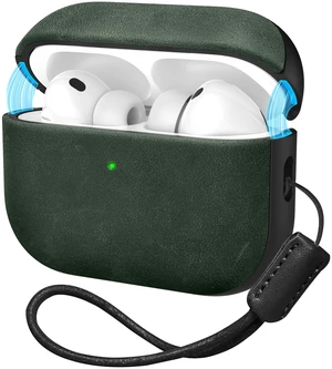 Magnetic Lid Genuine Leather Case for AirPods Pro 3 (2025) Handmade Crazy Horse Vintage Patina Cover with Lanyard, Two-Tone Leather Case for AirPods Pro 3rd Generation Magnetic Lid Genuine Leather Case for AirPods Pro 3 (2025) Handmade Crazy Horse Vintage Patina Cover with Lanyard, Two-Tone Leather Case for AirPods Pro 3rd Generation