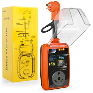 15 to 30 Amp RV Surge Protector 2100 Joules 5-15P to TT-30R RV Power Adapter Voltage Monitor Converter 125V/1875W Waterproof Circuit Analyzer w/Extension Cord for Camper Travel Trailer 15 to 30 Amp RV Surge Protector 2100 Joules 5-15P to TT-30R RV Power Adapter Voltage Monitor Converter 125V/1875W Waterproof Circuit Analyzer w/Extension Cord for Camper Travel Trailer