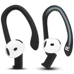 HookZ - Adjustable Over-Ear Hooks for AirPods 4 Made by Wicked Cushions Malleable Core for Custom Fit, Secure & Comfortable, Patent Pending Black HookZ - Adjustable Over-Ear Hooks for AirPods 4 Made by Wicked Cushions Malleable Core for Custom Fit, Secure & Comfortable, Patent Pending Black