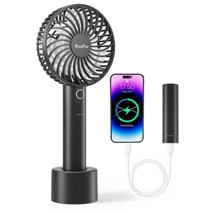 Portable Handheld Fan, Small Personal Hand Fan, Electric Mini Cooling Fans, USB Rechargeable Desk Fans for Travel Beach Makeup Office Disney, Gifts for Women(Black) Portable Handheld Fan, Small Personal Hand Fan, Electric Mini Cooling Fans, USB Rechargeable Desk Fans for Travel Beach Makeup Office Disney, Gifts for Women(Black)