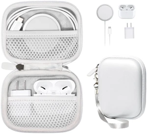 All-in-One Case for iPhone MagSafe Charger & Battery Pack, Storage for Accessories/Power Adapter/Charge Cable/Docks, Compatible with AirPods 4/ Pro 3/2/ 1 All-in-One Case for iPhone MagSafe Charger & Battery Pack, Storage for Accessories/Power Adapter/Charge Cable/Docks, Compatible with AirPods 4/ Pro 3/2/ 1