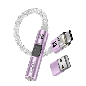 KBEAR DAC1 USB C to 3.5mm Audio Adapter, Headphone Amp, IEM DAC (Purple) Hi-Res Portable Dongle DAC, 8 Core OCC Silver Plated Cable with KT0231H DAC + HT97220 Amp for 3.5mm Wired Earbuds KBEAR DAC1 USB C to 3.5mm Audio Adapter, Headphone Amp, IEM DAC (Purple) Hi-Res Portable Dongle DAC, 8 Core OCC Silver Plated Cable with KT0231H DAC + HT97220 Amp for 3.5mm Wired Earbuds