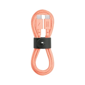 Type-C Belt Cable - 4ft Ultra-Strong USB-C to USB-C Charging Cable for iPhone 18 Pro/Pro Max, iPhone Duo, iPad Pro/Air (M4), MacBook Air (M5), Galaxy S26, Flip/Fold 8 (Apricot) Type-C Belt Cable - 4ft Ultra-Strong USB-C to USB-C Charging Cable for iPhone 18 Pro/Pro Max, iPhone Duo, iPad Pro/Air (M4), MacBook Air (M5), Galaxy S26, Flip/Fold 8 (Apricot)