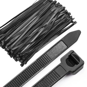 Cable Ties 12 Inch, 120 lb Tensile Strength UV Resistant Heavy Duty Zip Tie for Multi-Purpose Use, Self-Locking Nylon Tie Wraps, Indoor and Outdoor Tie Wire, Black, 100 Pcs Cable Ties 12 Inch, 120 lb Tensile Strength UV Resistant Heavy Duty Zip Tie for Multi-Purpose Use, Self-Locking Nylon Tie Wraps, Indoor and Outdoor Tie Wire, Black, 100 Pcs