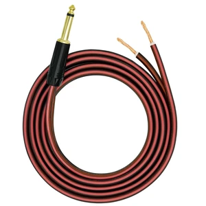 1/4" Gold-Plated TS Mono Plug to Bare Wire Speaker Cable - 6.35mm Male Mono Adapter Replacement Open End for Guitar, Mic & DJ Gear Hi-Fi Audio(16.4FT) 1/4" Gold-Plated TS Mono Plug to Bare Wire Speaker Cable - 6.35mm Male Mono Adapter Replacement Open End for Guitar, Mic & DJ Gear Hi-Fi Audio(16.4FT)