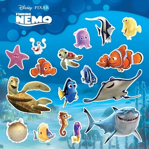 Disney Finding Nemo Decals - Set of 17 Value Pack Vinyl Stickers for Car Laptop Computer Kids Water Bottle Outdoor Waterproof Disney Finding Nemo Decals - Set of 17 Value Pack Vinyl Stickers for Car Laptop Computer Kids Water Bottle Outdoor Waterproof