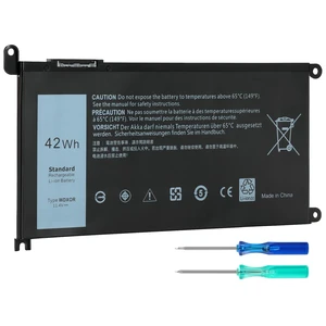 42WH WDX0R Replacement Laptop Battery for Dell Inspiron 13 15 5000 7000 Series 5567 5570 7378 7573 7579 5565 5379 5378 Latitude 3390 3190 Vostro 5468 5568 P69G P58F 3CRH3 11.4V 42WH WDX0R Replacement Laptop Battery for Dell Inspiron 13 15 5000 7000 Series 5567 5570 7378 7573 7579 5565 5379 5378 Latitude 3390 3190 Vostro 5468 5568 P69G P58F 3CRH3 11.4V
