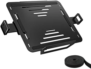 Laptop Tray for Monitor Arm, Adjustable 1218, Heavy-Duty Steel Universal VESA Mount fit 12"-18Slim or Thick Laptop up to 19.8lbs, Detachable Plate, Metal Spring with EVA Pads,Safety Strap Laptop Tray for Monitor Arm, Adjustable 1218, Heavy-Duty Steel Universal VESA Mount fit 12"-18Slim or Thick Laptop up to 19.8lbs, Detachable Plate, Metal Spring with EVA Pads,Safety Strap