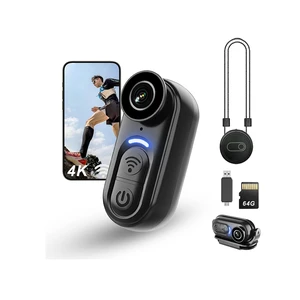 4K Mini Body Camera Wearable - 64GB Magnetic Thumb-Size Action Cam, 6-Axis Stabilization, Audio/Video Recording, Hands-Free POV for Vloggers, Hikers, Workers, Cycling, Travel & Daily Use 4K Mini Body Camera Wearable - 64GB Magnetic Thumb-Size Action Cam, 6-Axis Stabilization, Audio/Video Recording, Hands-Free POV for Vloggers, Hikers, Workers, Cycling, Travel & Daily Use