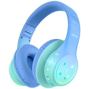 K4 Kids Bluetooth Headphones, Wireless Headphones with Lights Green 74/85/94dBA Volume Limited, Built-in Mic, 90H Playtime, Bluetooth 5.4 Over Ear Headphone for iPad/Tablet/PC/School, Green K4 Kids Bluetooth Headphones, Wireless Headphones with Lights Green 74/85/94dBA Volume Limited, Built-in Mic, 90H Playtime, Bluetooth 5.4 Over Ear Headphone for iPad/Tablet/PC/School, Green