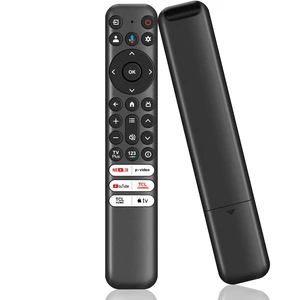 RC813 Voice Remote Control, Universal for TCL Google TV, Replacement Remote Compatible with TCL QM8 QM7 S5 S4 S3 Q7 Q6 Q5 4K UHD HDR LED QLED QD-Mini LED Full-HD Smart TVs RC813 Voice Remote Control, Universal for TCL Google TV, Replacement Remote Compatible with TCL QM8 QM7 S5 S4 S3 Q7 Q6 Q5 4K UHD HDR LED QLED QD-Mini LED Full-HD Smart TVs
