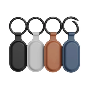 Smart Tracker Tags, Key Finder PU Leather Bluetooth Tracker MFi and Google Certified, 4 Pack Item Finder with Keyring for Keychain, Wallet, Luggage, Backpack, Locator with Sound Smart Tracker Tags, Key Finder PU Leather Bluetooth Tracker MFi and Google Certified, 4 Pack Item Finder with Keyring for Keychain, Wallet, Luggage, Backpack, Locator with Sound
