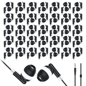 Bulk Kids Earbuds for School Classroom Students 200 Pack,Wired Wholesale In-Ear Earphones for School Library Computers Chromebook Laptop PC 3.5 mm Jack (Black) Bulk Kids Earbuds for School Classroom Students 200 Pack,Wired Wholesale In-Ear Earphones for School Library Computers Chromebook Laptop PC 3.5 mm Jack (Black)