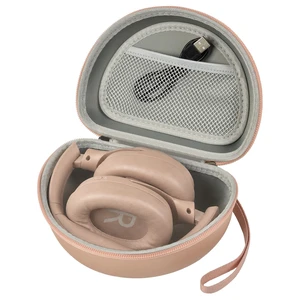 Headphone Case for Beats/for JBL/for TOZO/for JLab/for Bose Hard EVA Shell, 3.3-In Deep Interior, Mesh Pocket & Detachable Strap for Travel and Storage, Brown, Case Only Headphone Case for Beats/for JBL/for TOZO/for JLab/for Bose Hard EVA Shell, 3.3-In Deep Interior, Mesh Pocket & Detachable Strap for Travel and Storage, Brown, Case Only