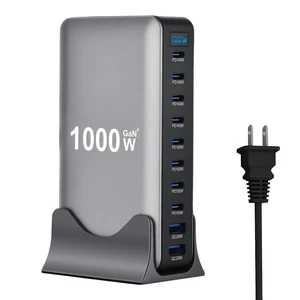 1000W USB C Fast Charger Block, 10 Ports GaN IV Pro USB Chagring Station, 140W PD QC HUB for Multiple Devices, Laptop Adapter Compatible with MacBook Pro/Air iPad iPhone Pro Max, Galaxy, Dell, HP 1000W USB C Fast Charger Block, 10 Ports GaN IV Pro USB Chagring Station, 140W PD QC HUB for Multiple Devices, Laptop Adapter Compatible with MacBook Pro/Air iPad iPhone Pro Max, Galaxy, Dell, HP