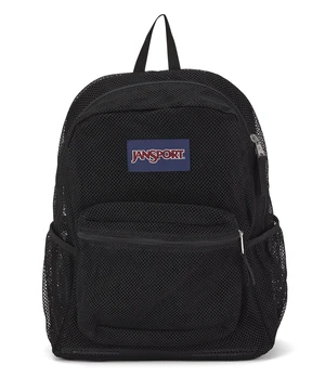 Eco Mesh Backpack 33L 15 inch Laptop Bag, Black Breathable Semi-Transparent Daypack, Durable Bottom, Water Bottle Pockets Backpacks Eco Mesh Backpack 33L 15 inch Laptop Bag, Black Breathable Semi-Transparent Daypack, Durable Bottom, Water Bottle Pockets Backpacks