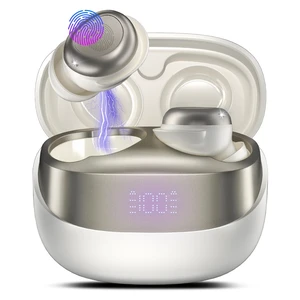 Sleep Earbuds Bluetooth 5.4 in Ear Light-Weight Headphones, Mini Sleep Headphones Small Design for Side Sleepers, 47H Playtime with Charging Case, Clear Calls Earphones, Ivory White Sleep Earbuds Bluetooth 5.4 in Ear Light-Weight Headphones, Mini Sleep Headphones Small Design for Side Sleepers, 47H Playtime with Charging Case, Clear Calls Earphones, Ivory White