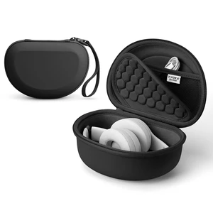 Hard Case for Beats Solo 4/Solo 3/Studio Pro/Studio3 On-Ear Headphones Universal Portable Travel Organizer Bag, with Honeycomb Lid Protection Hard Case for Beats Solo 4/Solo 3/Studio Pro/Studio3 On-Ear Headphones Universal Portable Travel Organizer Bag, with Honeycomb Lid Protection