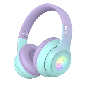 Kids Bluetooth Headphones Wireless Over-Ear,60H/8H with LED Light,85/94dB Volume Limit,Active Noise Cancelling,Foldable Over-Ear for Toddler School/Home Girls Boys Tablet,Stereo Sound,Built-in Mic Kids Bluetooth Headphones Wireless Over-Ear,60H/8H with LED Light,85/94dB Volume Limit,Active Noise Cancelling,Foldable Over-Ear for Toddler School/Home Girls Boys Tablet,Stereo Sound,Built-in Mic