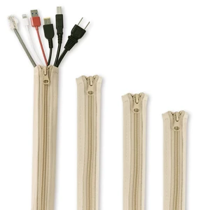 Cable Management kit Sleeve Organizer, 19 Inch, 4 Pieces -Beige Home and Office Zip-up Cable Sleeve Wire Organizer Flexible Cord Concealer Wrap, Electrical Cord Covers for TV, Computer Desk Cable Management kit Sleeve Organizer, 19 Inch, 4 Pieces -Beige Home and Office Zip-up Cable Sleeve Wire Organizer Flexible Cord Concealer Wrap, Electrical Cord Covers for TV, Computer Desk