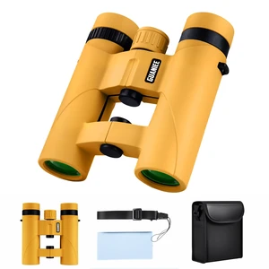 10x25 Binoculars for Kids Mini Pocket Compact Binoculars Waterproof Small Binocular for Bird Watching Travel Stargazing Outdoor Sports Orange 10x25 Binoculars for Kids Mini Pocket Compact Binoculars Waterproof Small Binocular for Bird Watching Travel Stargazing Outdoor Sports Orange