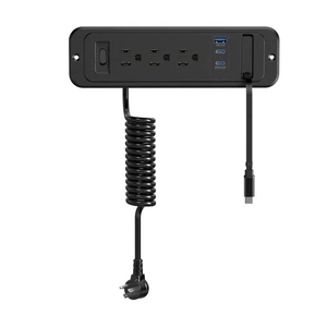 65W USB Recessed Power Strip with 60cm Retractable USB C Cable,Flush Mount Furniture Drawer Outlet kit insert in 4 USB & (3) 15 Amp AC Outlets, Hidden Charging Station for Desktop 65W USB Recessed Power Strip with 60cm Retractable USB C Cable,Flush Mount Furniture Drawer Outlet kit insert in 4 USB & (3) 15 Amp AC Outlets, Hidden Charging Station for Desktop