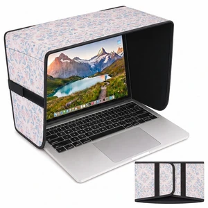 Laptop Shade 15-16 Inch, Outdoor Pink Floral Pattern Foldable Sun Visor Blocks Glare, Protect Screen for Outdoor Work, Lightweight Anti-glare Hood, Portable Laptop Block Laptop Shade 15-16 Inch, Outdoor Pink Floral Pattern Foldable Sun Visor Blocks Glare, Protect Screen for Outdoor Work, Lightweight Anti-glare Hood, Portable Laptop Block