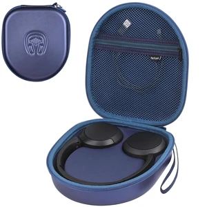 Hard Headphone Case for Sony WH-CH520 / JBL Tune Live 670NC, Blue Protective Carring Storage Case for Over-Ear Headphones, with Handle Strap & Mesh Pocket Hard Headphone Case for Sony WH-CH520 / JBL Tune Live 670NC, Blue Protective Carring Storage Case for Over-Ear Headphones, with Handle Strap & Mesh Pocket