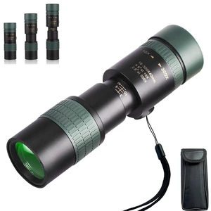 10-300x40 Monoculars for Adults High PoweredZoom Monocular Telescope with BAK4 & FMC Lens for Concerts, Birdwatching, Stargazing, Green (Smartphone Adapter &Tripod NOT Include) 10-300x40 Monoculars for Adults High PoweredZoom Monocular Telescope with BAK4 & FMC Lens for Concerts, Birdwatching, Stargazing, Green (Smartphone Adapter &Tripod NOT Include)