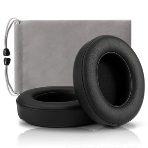 Replacement Ear Pads Cushions, Earpads Cover Compatible with Beats Studio 2 and Studio 3 Over Ear Headphones by Dr.DRE 1 Pair (Black) Replacement Ear Pads Cushions, Earpads Cover Compatible with Beats Studio 2 and Studio 3 Over Ear Headphones by Dr.DRE 1 Pair (Black)