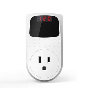 Surge Protector Outlet, Voltage Regulator, Surge Protector for Refrigerator/TV/PC/Home Appliance, Wall Tap Adapter, Space Saving Design, LED Display Screen, Adjustable,120V, 15A, 1800W, 1 Pack Surge Protector Outlet, Voltage Regulator, Surge Protector for Refrigerator/TV/PC/Home Appliance, Wall Tap Adapter, Space Saving Design, LED Display Screen, Adjustable,120V, 15A, 1800W, 1 Pack