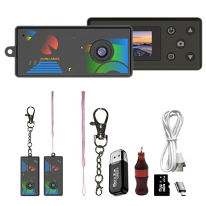 Mini Keychain Digital Camera, Black Bag Charm, For Travel, Teens, Gifts Mini Keychain Digital Camera, Black Bag Charm, For Travel, Teens, Gifts