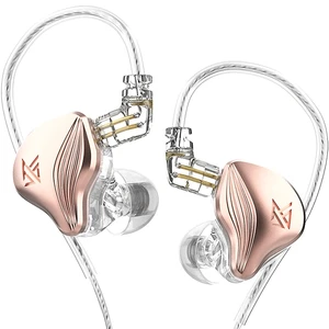 ZEX Earbuds 1 electrostatic + 1 Dynamic Earphone in Ear Monitor Headphone with Detachable Cables Suitable for Audio Engineer, Musician (Rose Gold, Without Mic) ZEX Earbuds 1 electrostatic + 1 Dynamic Earphone in Ear Monitor Headphone with Detachable Cables Suitable for Audio Engineer, Musician (Rose Gold, Without Mic)