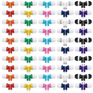50 Pack Earbuds Wired Bulk for Classroom 3.5mm Jack, Multicolor Earphone Earbuds with Wire Bulk Individually Bagged Wired in Ear Buds Back to School Supplies for Students Testing Office 50 Pack Earbuds Wired Bulk for Classroom 3.5mm Jack, Multicolor Earphone Earbuds with Wire Bulk Individually Bagged Wired in Ear Buds Back to School Supplies for Students Testing Office