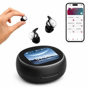 NE90 Sleep Earbuds in Ear, Bluetooth 6.0 Mini Headphones with Smart Touchscreen Case, AI Translation Headphones Real Time 150 Languages, Dual Bluetooth Connection, 18H Playtime, Sleep Timer NE90 Sleep Earbuds in Ear, Bluetooth 6.0 Mini Headphones with Smart Touchscreen Case, AI Translation Headphones Real Time 150 Languages, Dual Bluetooth Connection, 18H Playtime, Sleep Timer