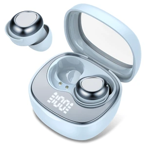 Wireless Earbuds, ENC 40dB Noise Cancelling Headphones, 45H Playtime, Bluetooth 5.4, 10mm Drivers with 5 EQ, ENC Dual Mic, IPX7 Waterproof, Sleep Mode, Digital Battery Display Blue Wireless Earbuds, ENC 40dB Noise Cancelling Headphones, 45H Playtime, Bluetooth 5.4, 10mm Drivers with 5 EQ, ENC Dual Mic, IPX7 Waterproof, Sleep Mode, Digital Battery Display Blue