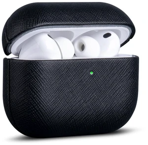 for AirPods Pro 3 Case Cover - AirPods Pro 3rd Generation Case Premium Vegan Leather, Fully-Wrapped Design, Supports Wireless Charging, Cross-Grain Texture - Black for AirPods Pro 3 Case Cover - AirPods Pro 3rd Generation Case Premium Vegan Leather, Fully-Wrapped Design, Supports Wireless Charging, Cross-Grain Texture - Black
