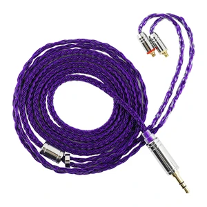 Tripowin Zonie 16 Core Silver Plated IEM Cable, MMCX, 3.5mm Plug 1.25m SPC in Ear Monitor Wire, Earphone Upgraded Cords for 7HZ Timeless AE TINHIFI T2 PRO T3 T4, Violet Tripowin Zonie 16 Core Silver Plated IEM Cable, MMCX, 3.5mm Plug 1.25m SPC in Ear Monitor Wire, Earphone Upgraded Cords for 7HZ Timeless AE TINHIFI T2 PRO T3 T4, Violet