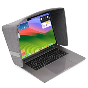 Laptop Sun Shade for Outdoor Work, Computer Privacy Hood, Gray Light Weight Glare Shield, Foldable Shield Cover, For Most 13-14" Laptop Laptop Sun Shade for Outdoor Work, Computer Privacy Hood, Gray Light Weight Glare Shield, Foldable Shield Cover, For Most 13-14" Laptop