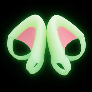 Glow in Night Cute Cat Ears Fits for HypreX Cloud/Cloud Stinger/Cloud Flight Headsets, Universal Fit Lovely Kitty Adjustable Attachment Straps for Gaming Headphone,Light Yellow&Pink Glow in Night Cute Cat Ears Fits for HypreX Cloud/Cloud Stinger/Cloud Flight Headsets, Universal Fit Lovely Kitty Adjustable Attachment Straps for Gaming Headphone,Light Yellow&Pink