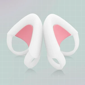 Cute Pink Cat Ears Fits for HypreX Cloud/Cloud Stinger/Cloud Flight Headsets, Universal Fit Lovely Kitty Adjustable Attachment Straps for Video Live Gaming Headphone,White & Pink Cute Pink Cat Ears Fits for HypreX Cloud/Cloud Stinger/Cloud Flight Headsets, Universal Fit Lovely Kitty Adjustable Attachment Straps for Video Live Gaming Headphone,White & Pink